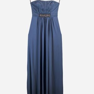 Strapless BCBG Blue dress